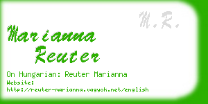 marianna reuter business card